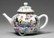 yong zheng famille rose teapot